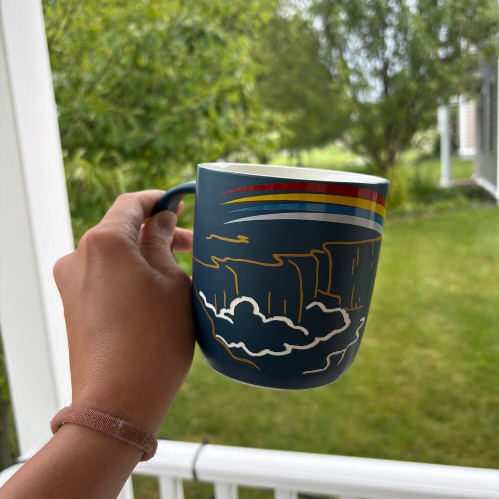 Niagra Falls Rainbow Matte Mug